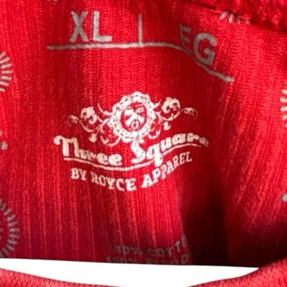 Three Squares Texas Tech Red Raiders Women's XL Red Corded Crew Sweatshirt - Picture 4 of 4